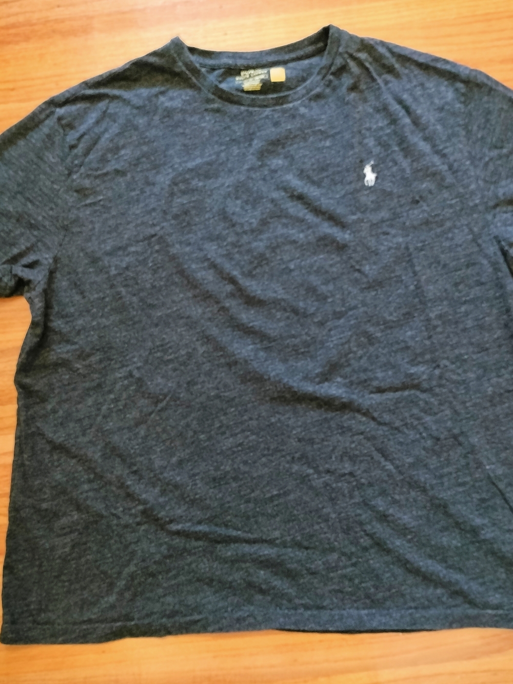 Polo Ralph Lauren Classic Fit Jersey Crew Neck T-Shirt. Marled Gray. Size XL